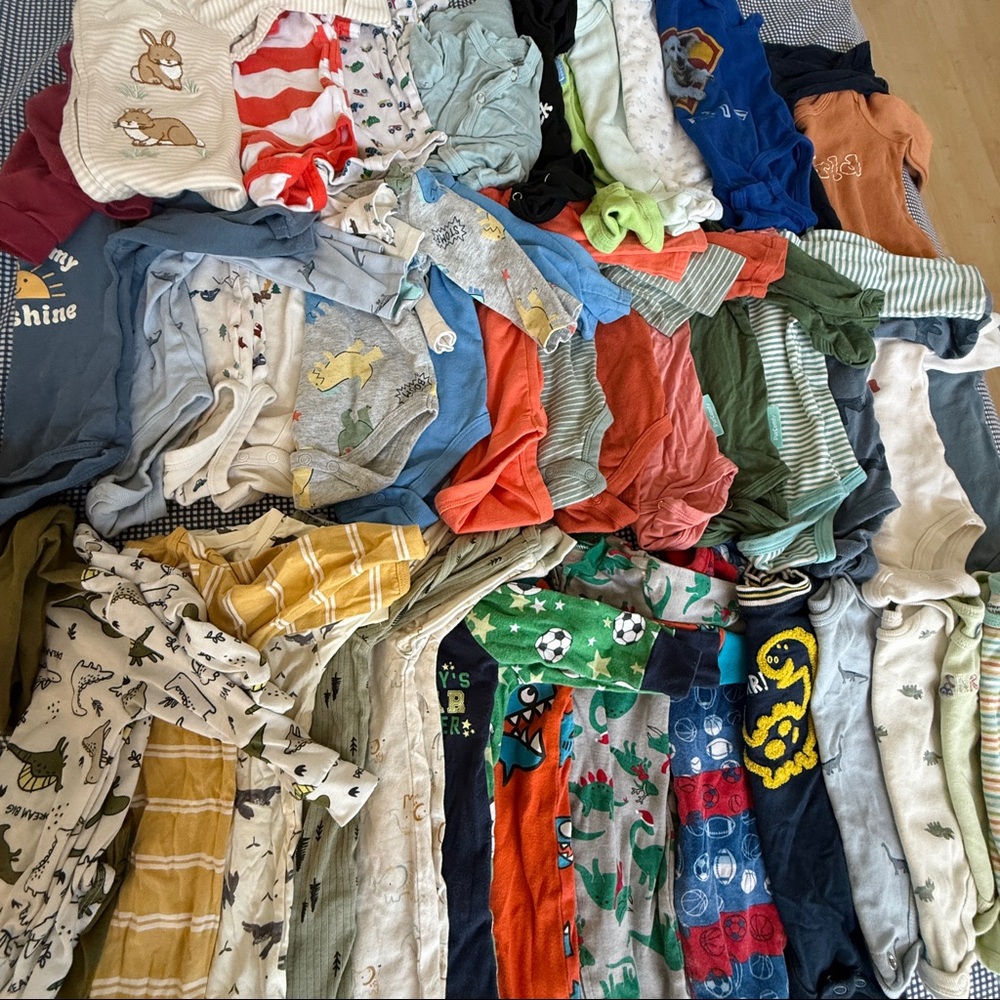 0-3 and 3-6 baby boy full sleeves body suits